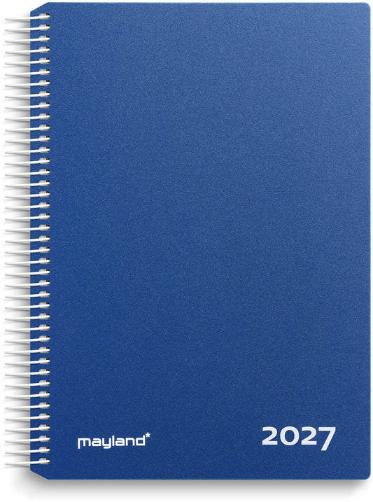 TIMEKALENDER BLÅ PP-PLAST 2027