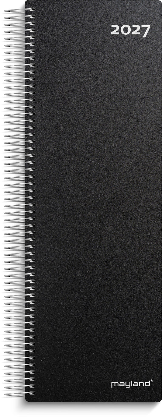 SPIRALNOTERINGSKALENDER DAG SORT PP-PLAST 2027
