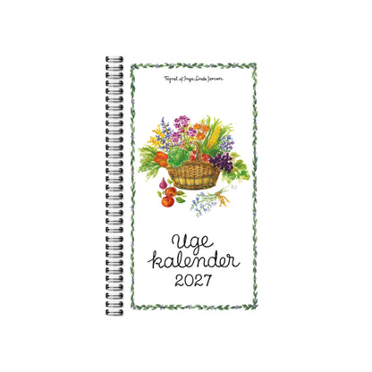 PLAKATFORLAGET 9,5X17 UGEKALENDERBOGEN 2027 M SPIRAL