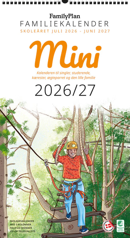FAMILYPLAN SKOLEÅRSKALENDER 26/27 MINI 3 PERSONER