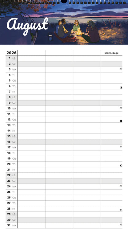 FAMILYPLAN SKOLEÅRSKALENDER 26/27 MINI 3 PERSONER
