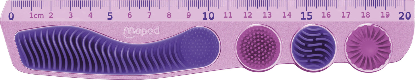 MAPED KIDY LEARN LINEAL 20CM LILLA