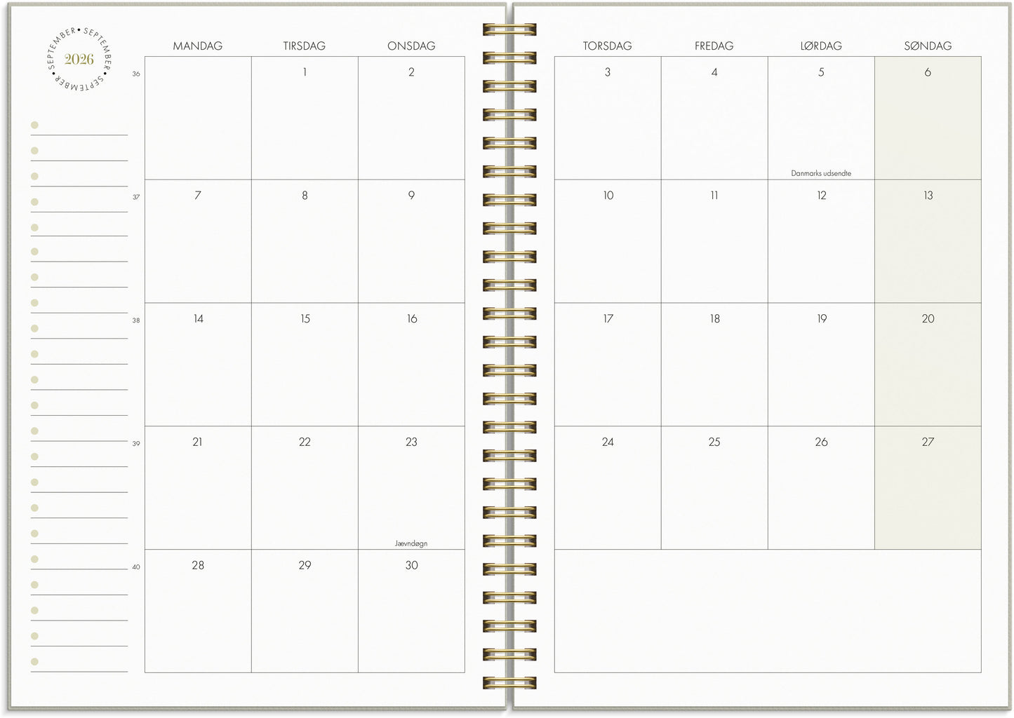 STUDIE LIFE PLANNER ESSENTIALS A5 2026/2027