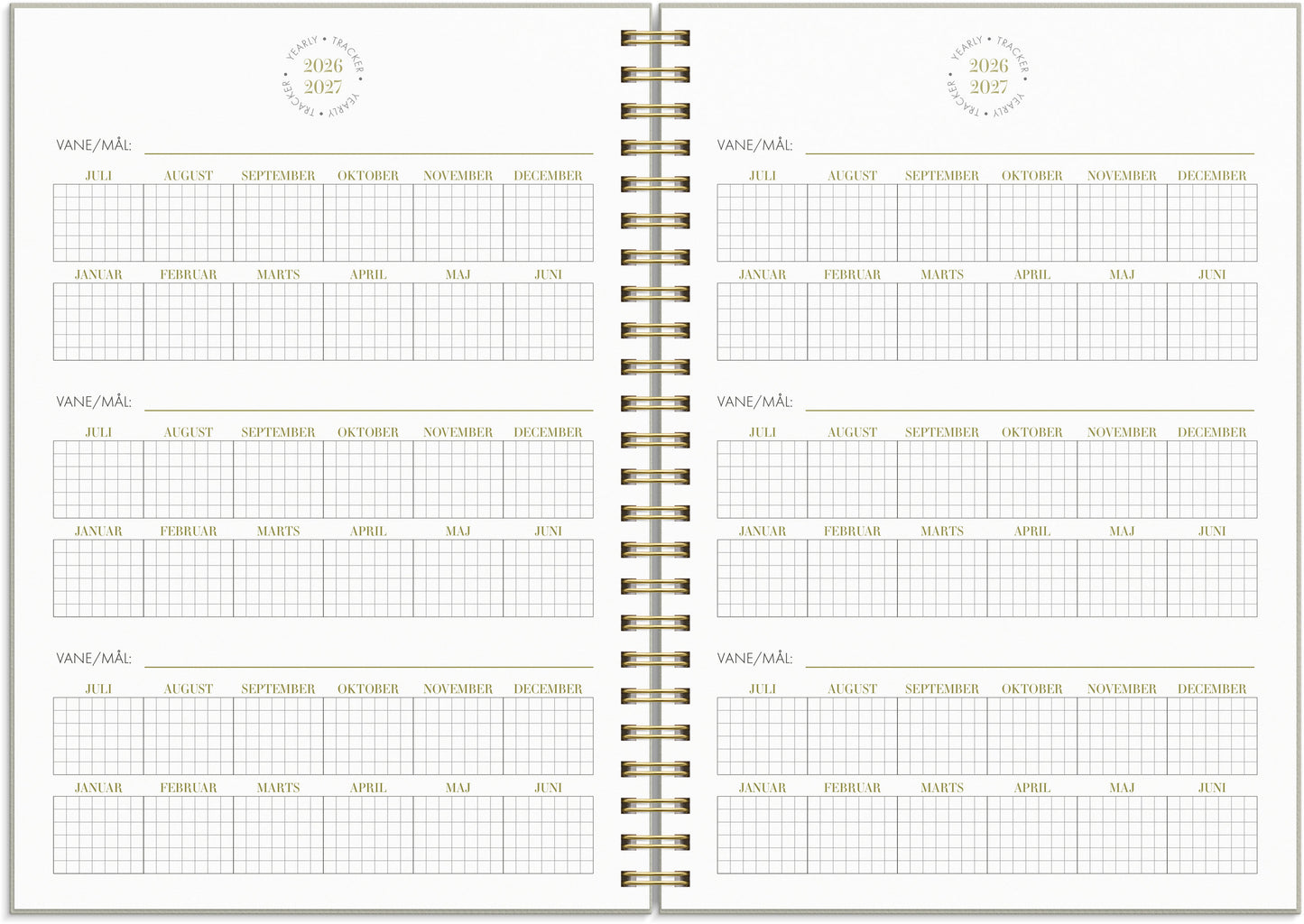 STUDIE LIFE PLANNER ESSENTIALS A5 2026/2027