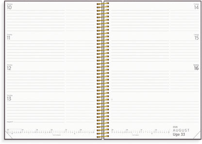 STUDIE ORGANIZER & NOTES A5 UGEKALENDER 2026/2027