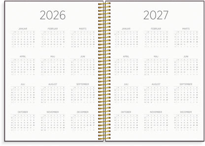 STUDIE ORGANIZER & NOTES A5 UGEKALENDER 2026/2027