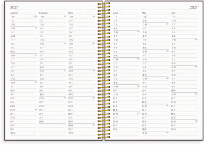 STUDIE ORGANIZER & NOTES A5 UGEKALENDER 2026/2027
