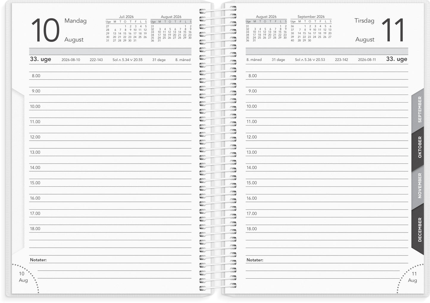 STUDIE BASIC STOR DAGKALENDER 2026/2027