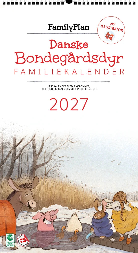 FAMILYPLAN ÅRSKALENDER 2027 5 PERSONER