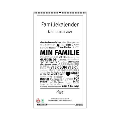 PLAKATFORLAGET MUGGE PS ORD ÅRET RUNDT 2027