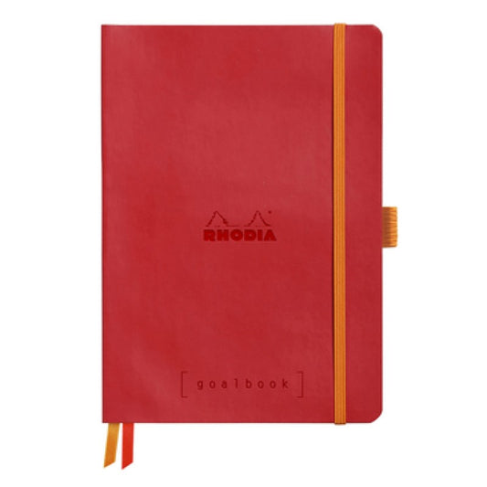 RHODIA SOFTCOVER GOALBOOK RØD A5 220S. DOTS