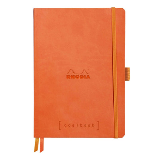 RHODIA SOFTCOVER GOALBOOK TANGERINE A5 220 S. DOTS