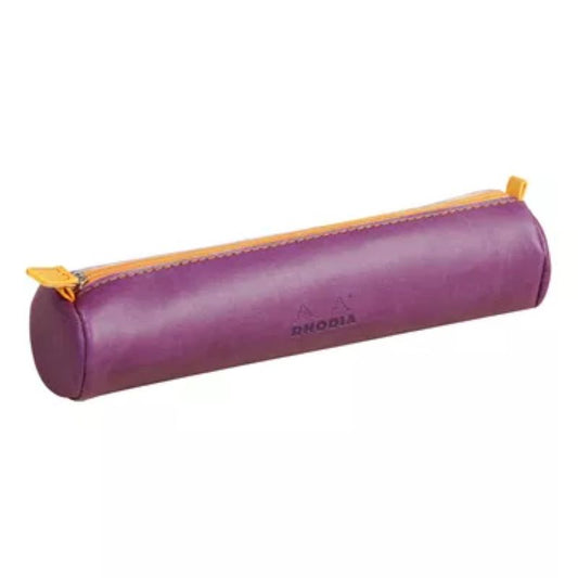 ROUND PENCIL CASE PURPLE