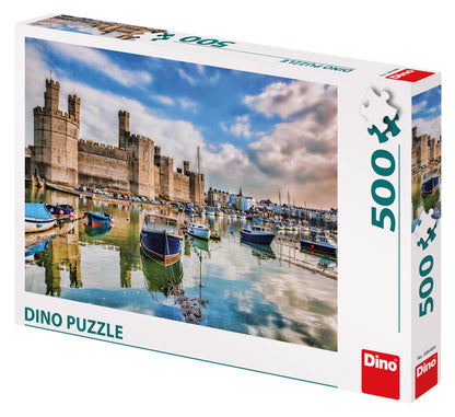 CAERNARFON CASTLE - DINO PUSLESPIL 500 BRIKKER