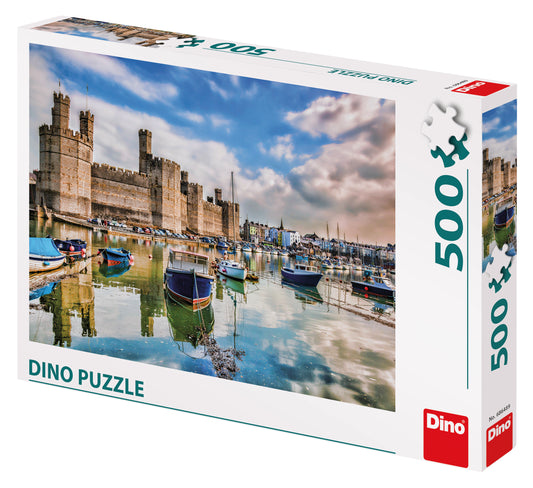 CAERNARFON CASTLE - DINO PUSLESPIL 500 BRIKKER