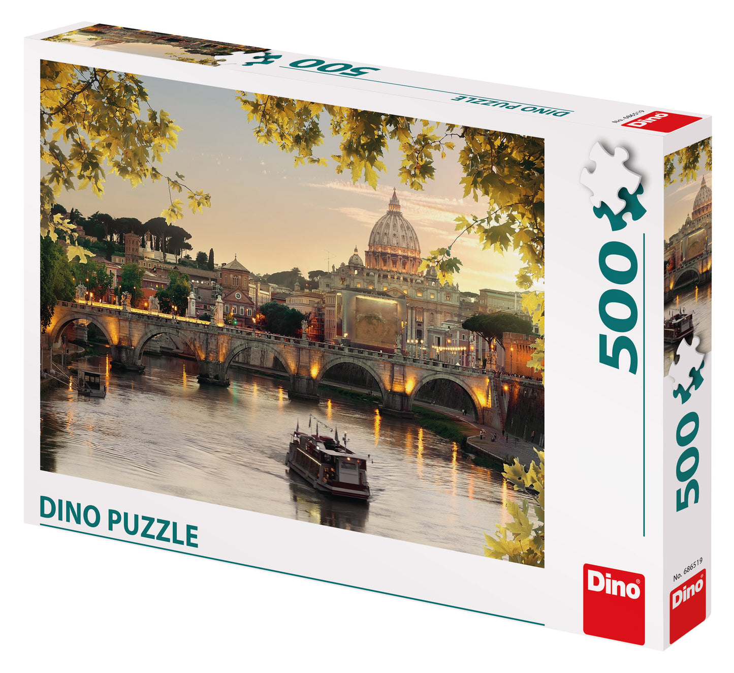 ROM -  DINO PUSLESPIL 500 BRIKKER