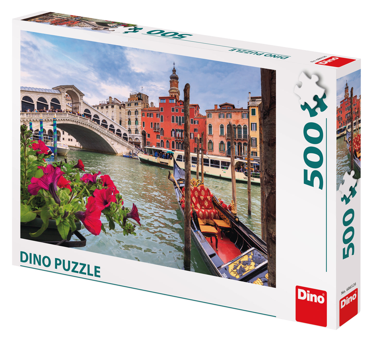 VENICE -  DINO PUSLESPIL 500 BRIKKER
