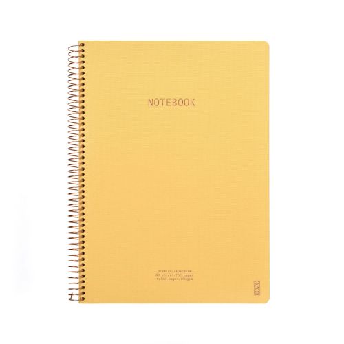 KOZO NOTESBOG A4 HONEY