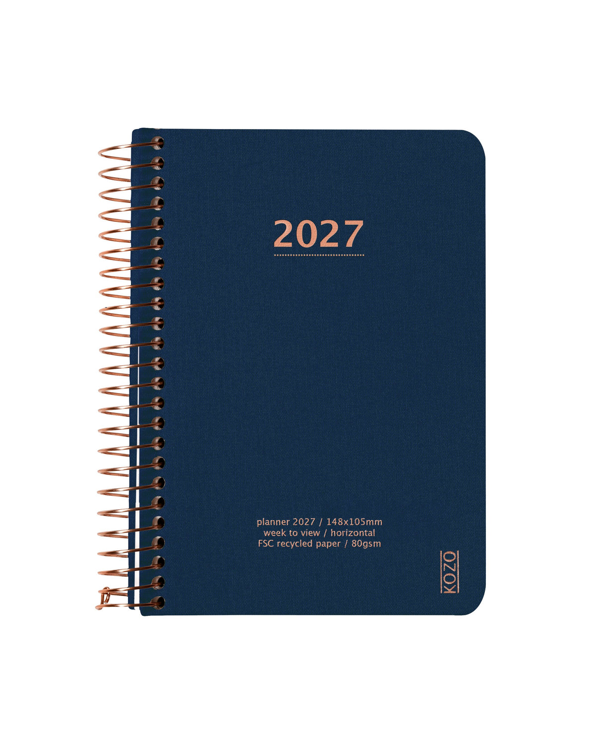 KOZO KALENDER A6 2027 UGE NAVY