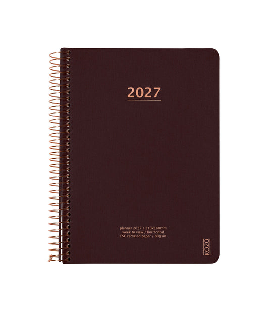 KOZO KALENDER A5 UGE COFFEE
