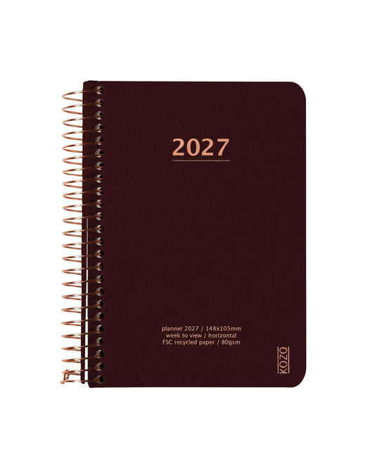 KOZO KALENDER 2027 A6 UGE COFFEE
