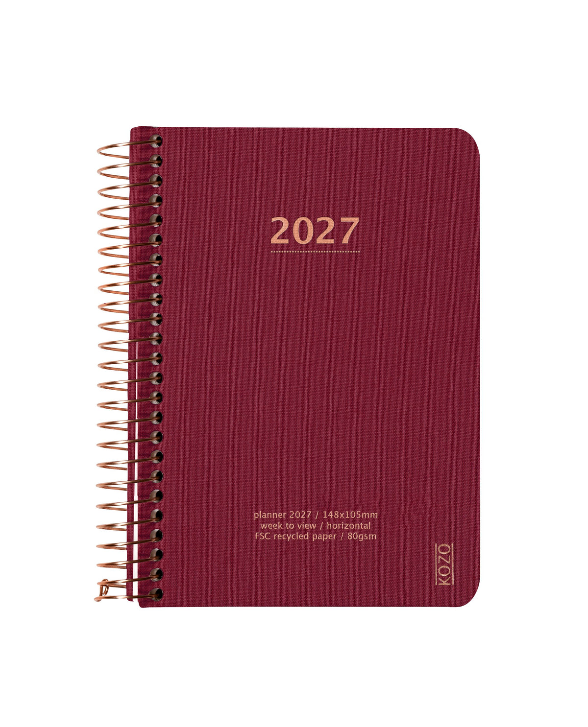 KOZO KALENDER A6 2027 UGE BERRY