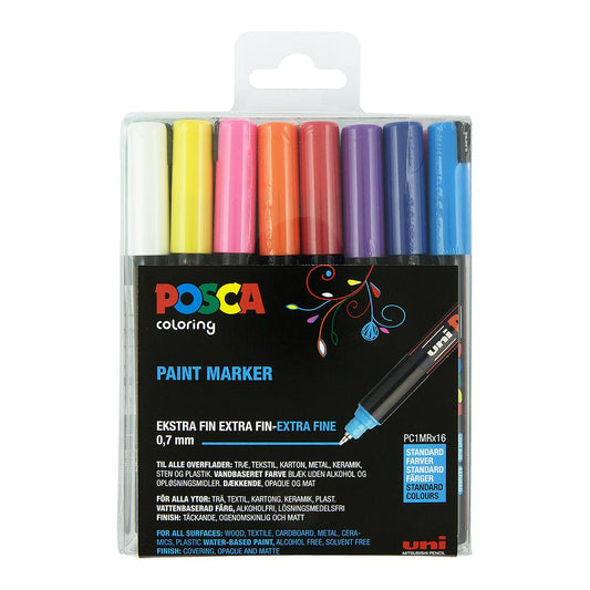 PAINTMARKER UNI POSCA ETUI PC1MRx16