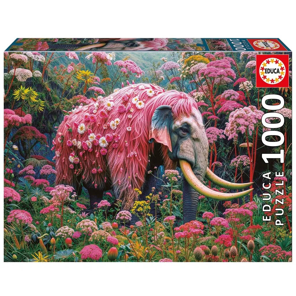EDUCA FLORAL ELEPHANT 1000 BRIKKER