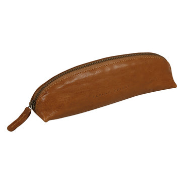 FLYING SPIRIT TRIANGEL PENCIL CASE COGNAC