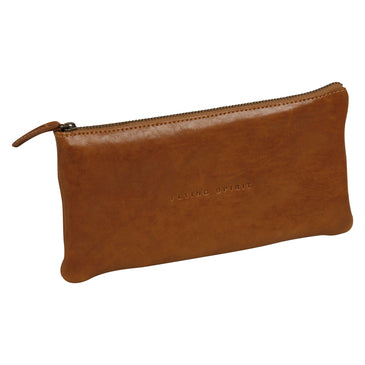 FLYING SPIRIT FLAT PENCIL CASE COGNAC