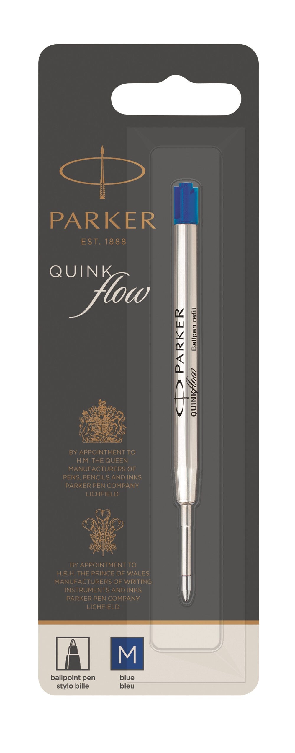 REFILL PARKER QUINKFLW KUGLEPEN M BLÅ