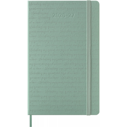 CLASSIC HARD 18M 26/27 WEEK NOTE LARGE SAGE GREEN