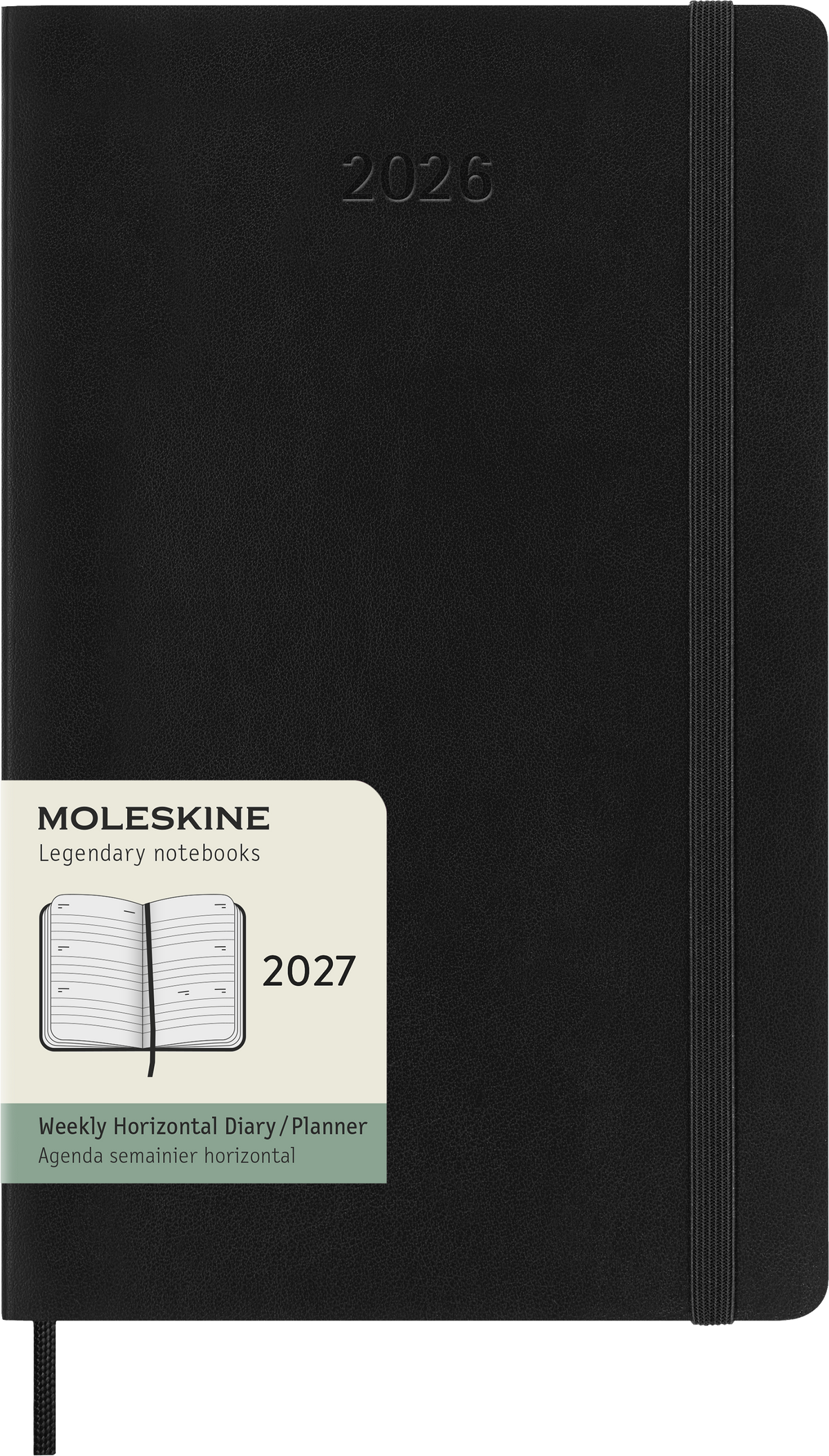 MOLESKINE CLASSIC SOFT 12M WEEKLY HORIZONTAL LARGE SORT 2027