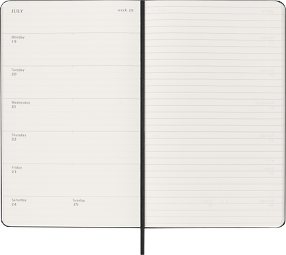 MOLESKINE CLASSIC HARD 12M WEEK NOTE LARGE SORT 2027
