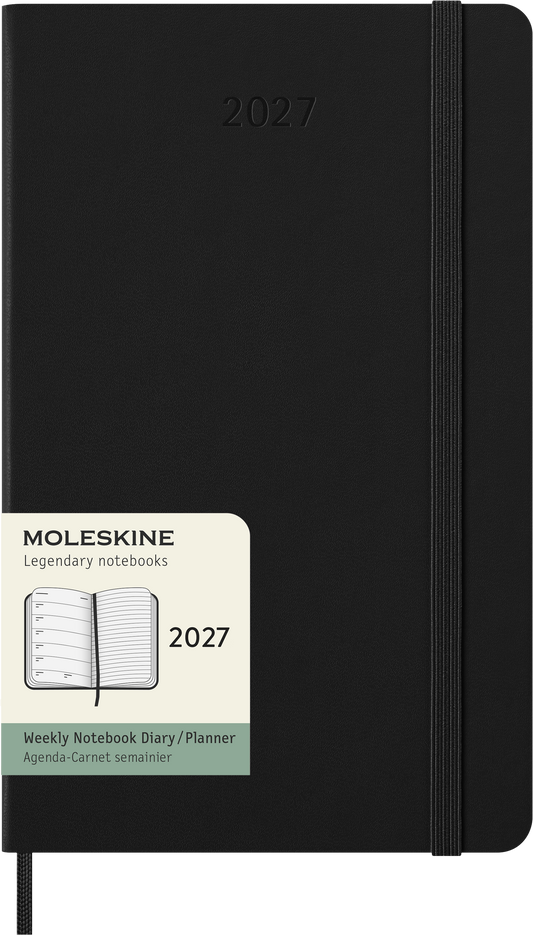 MOLESKINE CLASSIC HARD 12M WEEK NOTE LARGE SORT 2027