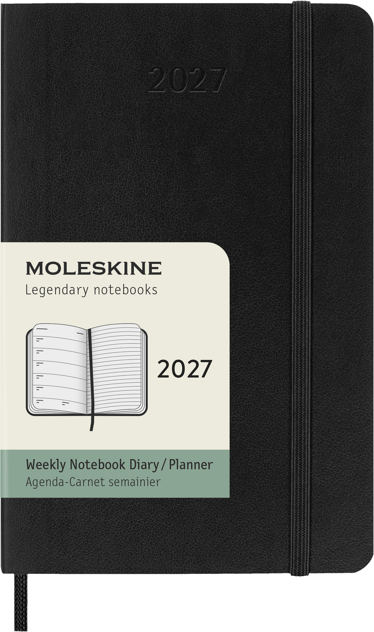 MOLESKINE CLASSIC SOFT 12M WEEK NOTE POCKET SORT 2027