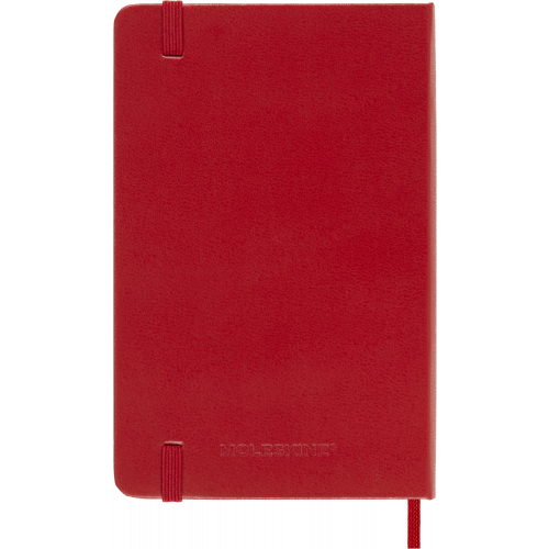 MOLESKINE CLASSIC HARD 12M WEEK NOTE POCKET RØD 2027