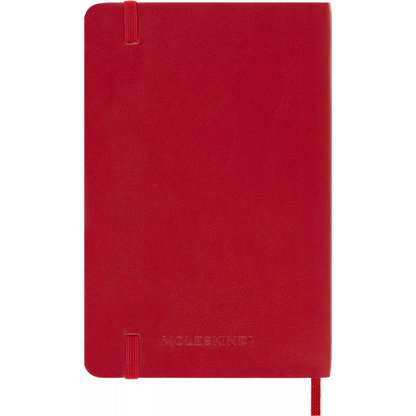 MOLESKINE CLASSIC SOFT 12M WEEK NOTE POCKET RØD 2027