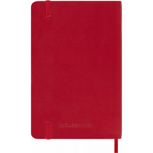 MOLESKINE CLASSIC SOFT 12M WEEK NOTE POCKET RØD 2027