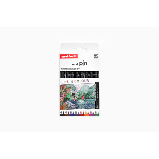 UNI PEN COLOURS 8PCS SET