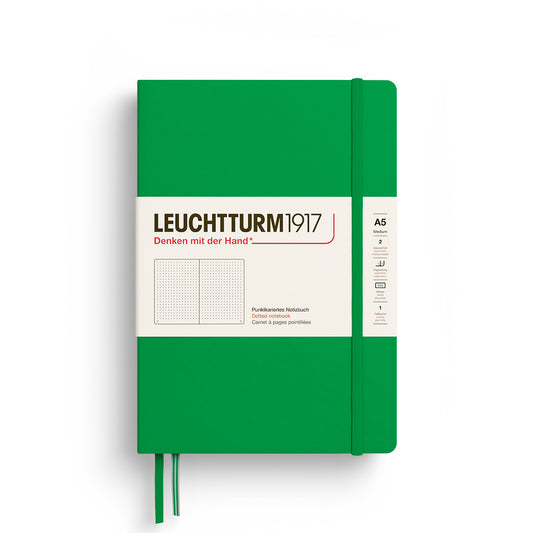 LEUCHTTURM1917 NOTESBOG A5 DOTS SPRING LEAF