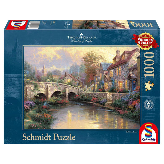 THOMAS KINKADE COBBLESTONE BROOKE 1000 BRIKKER