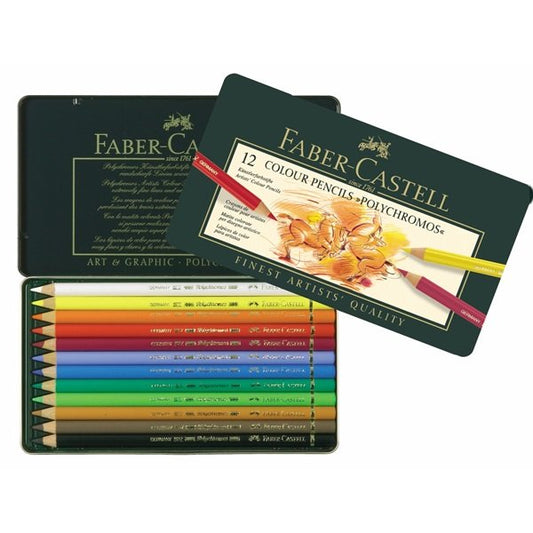 FARVEBLYANT FABER C. POLYCHROMOS 12 ASS