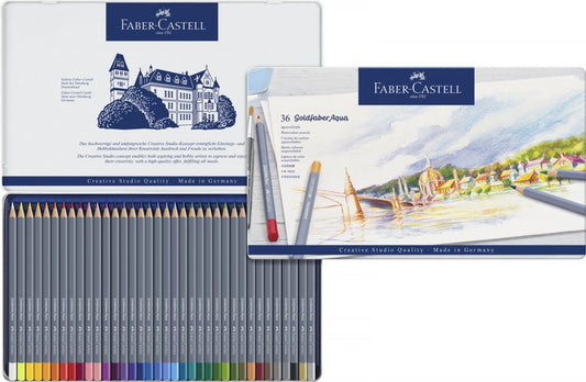 FABER CASTELL 36 GOLDFABER AQUA