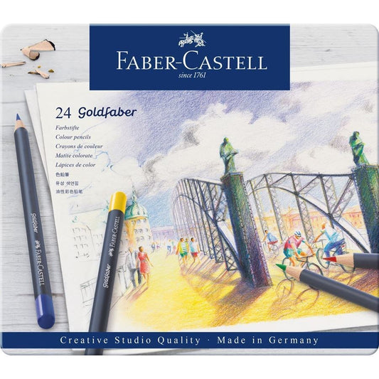 FARVEBLYANT GOLDFABER TIN 24 STK.
