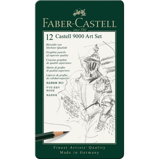 BLYANTSÆT FABER CASTELL 9000 2H-8B