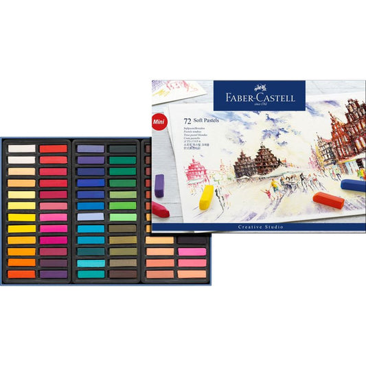KRIDT SOFT PASTEL FABER CASTELL 72ASS