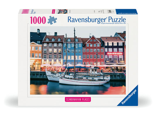 RAVENSBURGER COPENHAGEN DENMARK 1000 BRIKKER