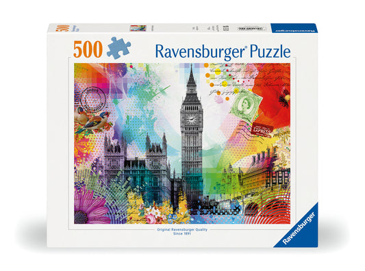 RAVENSBURGER LONDON POSTCARDS 500 BRIKKER