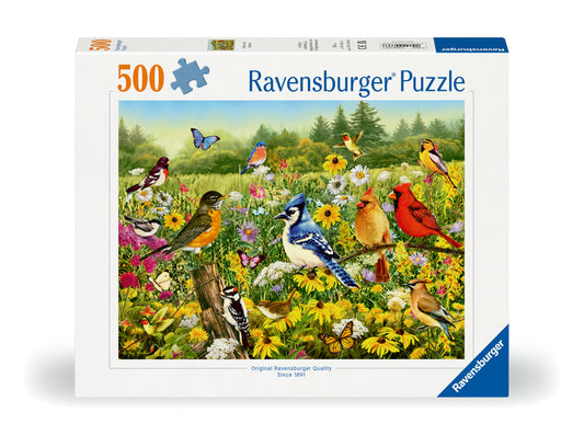 RAVENSBURGER BIRDS IN THE MEADOW 500 PCS